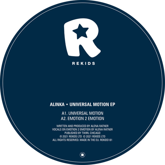 Alinka - Universal Motion EP - 12"