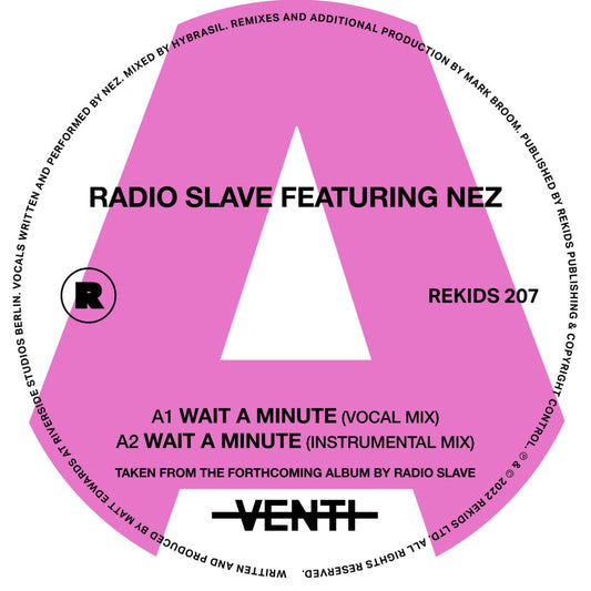 Radio Slave feat. Nez - Wait A Minute (Incl. Mark Broom Remixes) - 12"